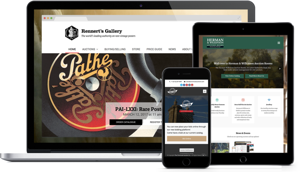 screenshot of Auction Mobility Auction Software